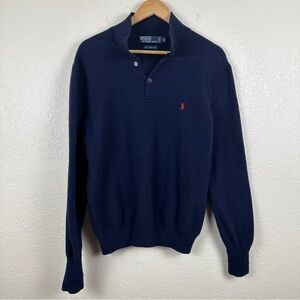 Polo By Ralph Lauren Long Sleeve Lambswool Pullover Sweater Size XL Men